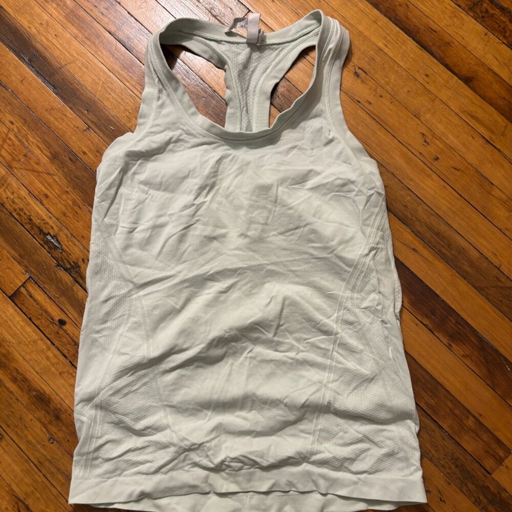 Athleta M Mint Green Athletic Tank Top
